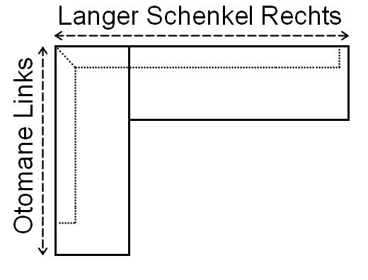 Eckbank aus Leder Farben wählbar Malmö - Empinio24 - MALM - ECKBANK - 245X157 - L - 